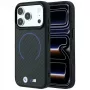 BMW M Kevlar Blue Print Ring MetalLogo MagSafe Hülle für iPhone 18 Pro / 17 Pro, schwarz
