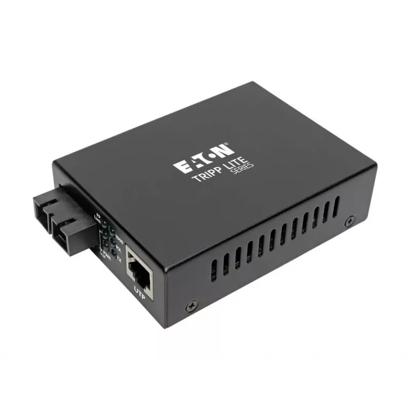 Tripp Lite N785-INT-SC-SM Gigabit-Singlemode-Glasfaser-zu-Ethernet-Medienkonverter, 10/100/1000, SC, 1310 nm, 20 km