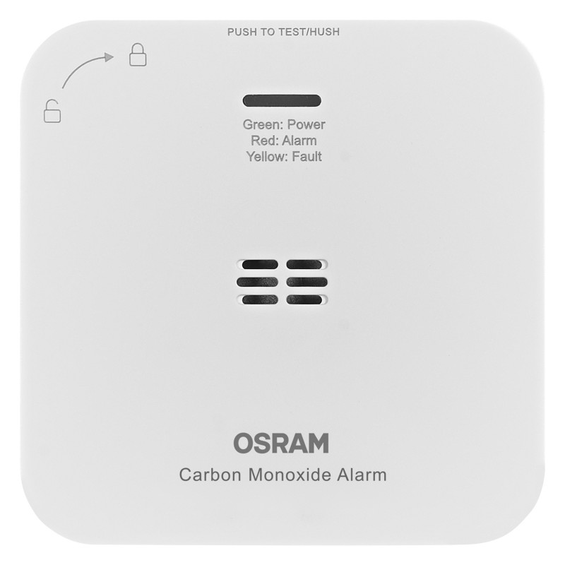 Osram SMART+ WiFi Kohlenmonoxid-Melder (CO), weiß