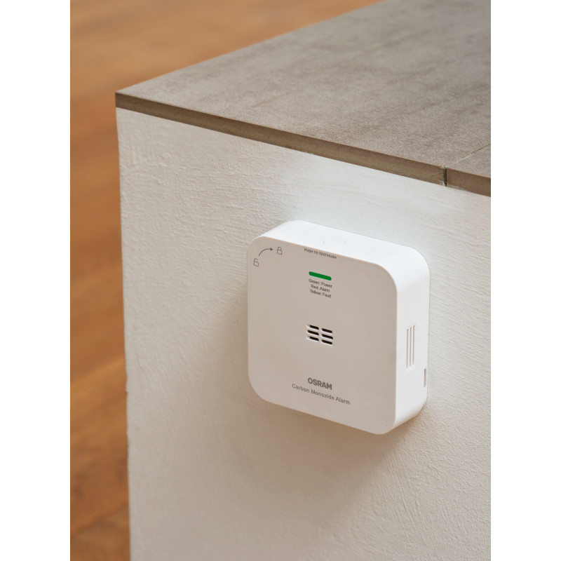 Osram SMART+ WiFi Kohlenmonoxid-Melder (CO), weiß