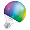 Osram SMART+ MATTER Multicolor Classic Globe 95 100 Smart-Lampe, E27, 14 W, RGBW, Wi-Fi