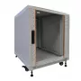 IT-BUDGET 19-Zoll-Netzwerkschrank SRK, 12 HE, BxT 600x600 mm, lichtgrau, montiert, 99ITB19SRK1266GGNM