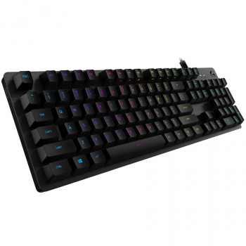 Logitech G512 mechanische Gaming-Tastatur, LIGHTSYNC, kabelgebunden, nordisches Layout