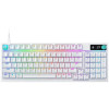 Logitech G316 X 75 mechanische Gaming-Tastatur, taktil, weiß, US International