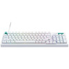 Logitech G316 X 75 mechanische Gaming-Tastatur, taktil, weiß, US International