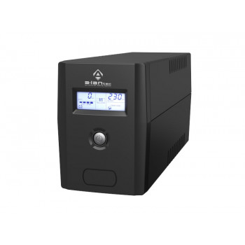 Alantec AP-BK800-02 USV (unterbrechungsfreie Stromversorgung) 800VA/480W, Tower, LCD, 2× CEE 7/3, USB, VRLA 1×9Ah