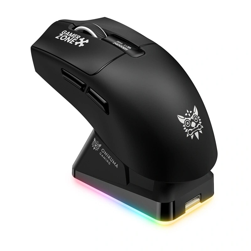ONIKUMA DM10 kabellose Gaming-Maus, schwarz