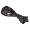 Akyga AK-PC-111A CCA Netz-Verlängerungskabel, 3x0,5 mm², IEC C13 / IEC C14, 5 m, schwarz