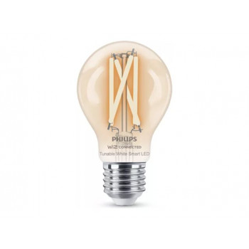Philips Smart LED Filament A60 Lampe (2 Stück), E27, 7 W, einstellbares Weiß, Bluetooth, WLAN