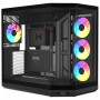 HYTE Y50 Pitch Black PC-Gehäuse, gehärtetes Glas x 3