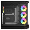 HYTE Y50 Pitch Black PC-Gehäuse, gehärtetes Glas x 3