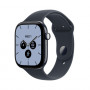 Apple Watch Series 12 GPS + Cellular 46 mm, Keramikgehäuse in Nachtblau, Sportarmband in Navyblau, M/L