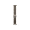 Apple MK0D4ZM/A Apple Watch Titan Milanaise Armband, 49 mm, Titan Natur, Medium