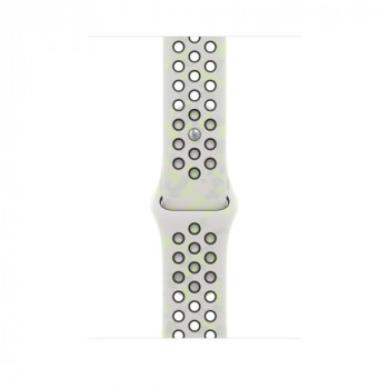 Apple Nike Sport Band Armband für Apple Watch 46 mm, Essential White, S/M, MKTQ4ZM/A