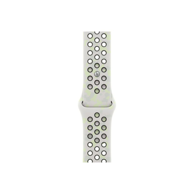 Apple Nike Sport Band Armband für Apple Watch 46 mm, Essential White, S/M, MKTQ4ZM/A