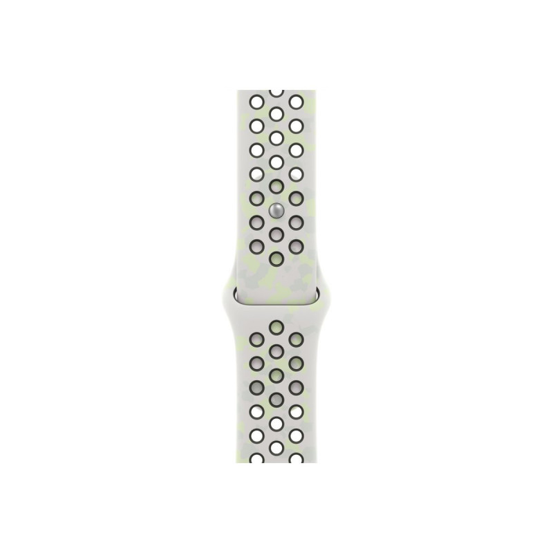 Apple Nike Sport Band Armband für Apple Watch 46 mm, Essential White, M/L, MKTR4ZM/A