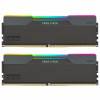 Klevv Cras V RGB KD5AGUA80-64B300G DDR5-6400 CL30 32-GB-Speicherkit (2 x 16 GB), schwarz