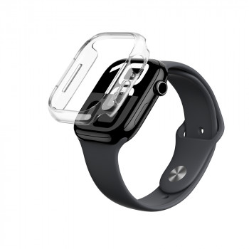 AmazingThing Minimal Case Schutzhülle für Apple Watch 46 mm, transparent