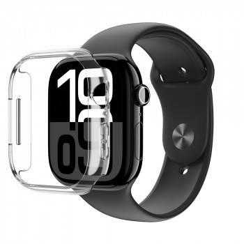 AmazingThing Minimal Case Schutzhülle für Apple Watch 46 mm, transparent