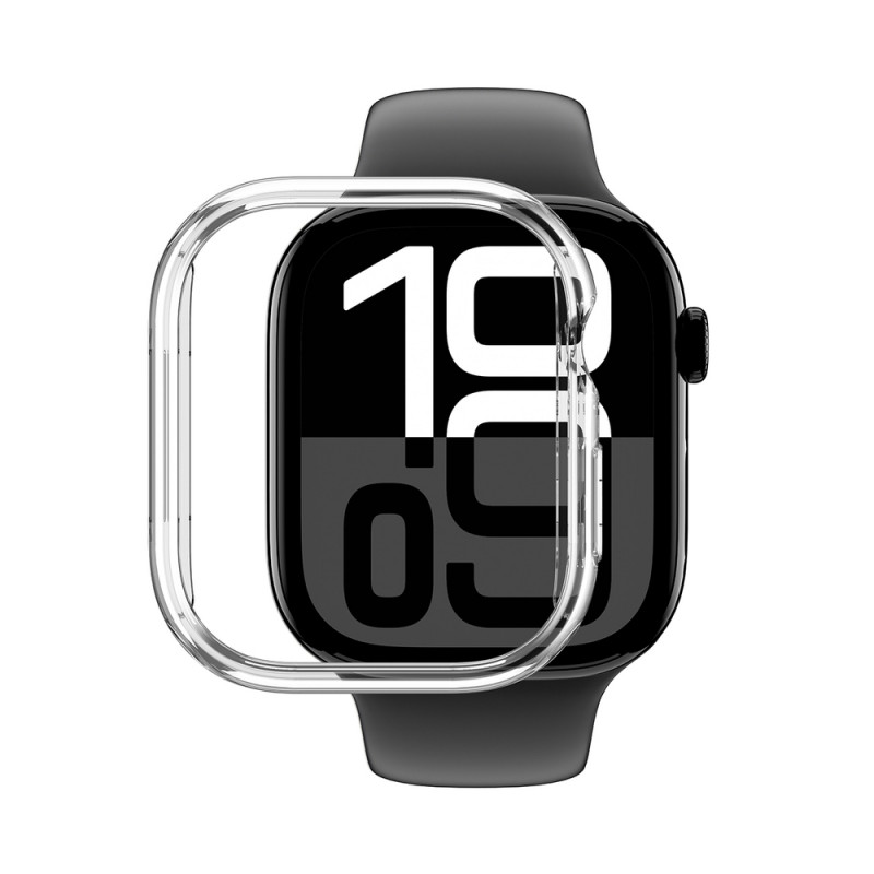 AmazingThing Minimal Case Schutzhülle für Apple Watch 46 mm, transparent