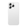 AmazingThing AR Aluminum 3 Lens Glass Kameraobjektivschutz mit Rahmen für iPhone 16 Pro / 16 Pro Max, silberfarben