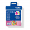 Brother LC527XLVAL Tintenpatronen-Value-Pack (4 Stück), hohe Ergiebigkeit, Schwarz, Gelb, Cyan, Magenta