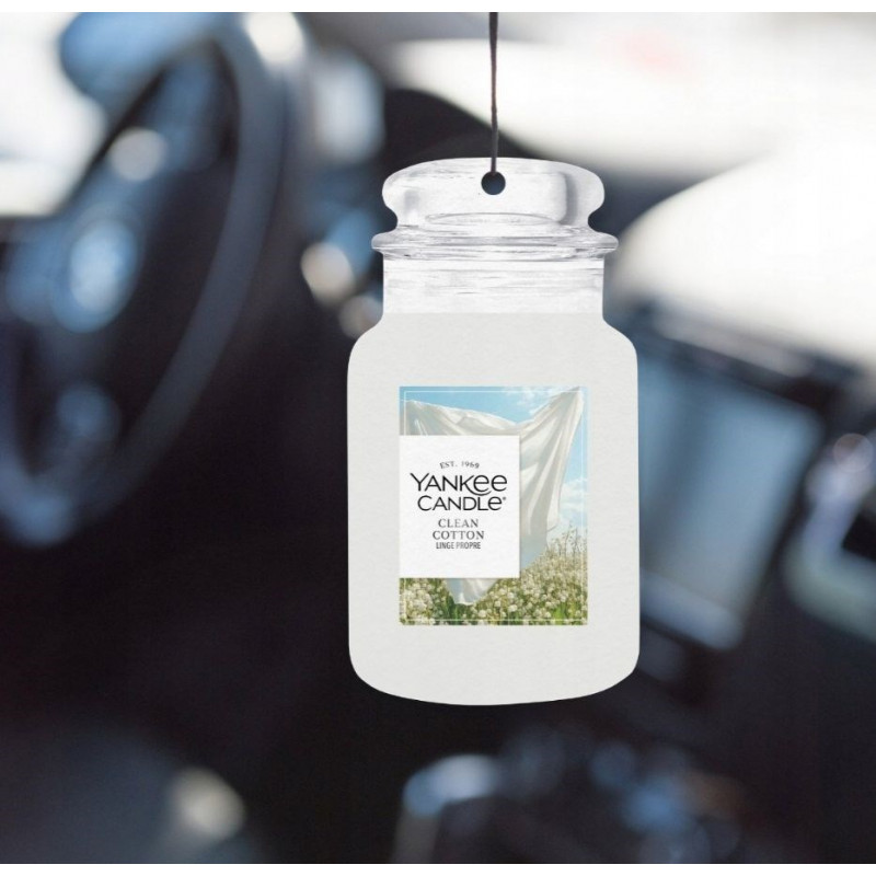 Yankee Candle Clean Cotton Auto-Lufterfrischer zum Aufhängen, Bonuspack