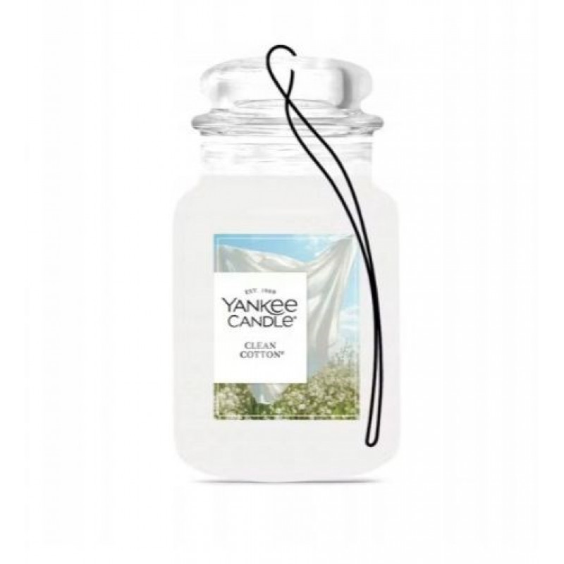 Yankee Candle Clean Cotton Auto-Lufterfrischer zum Aufhängen, Bonuspack
