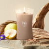 WoodWick Cashmere große Kerze, 610 g, braun