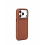 Mujjo Troubadour modulare Lederhülle für Apple iPhone 18 Pro / 17 Pro, MagSafe, hellbraun