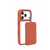Mujjo Troubadour modulare Lederhülle für Apple iPhone 18 Pro / 17 Pro, MagSafe, terrakotta