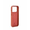Mujjo Troubadour modulare Lederhülle für Apple iPhone 18 Pro / 17 Pro, MagSafe, terrakotta
