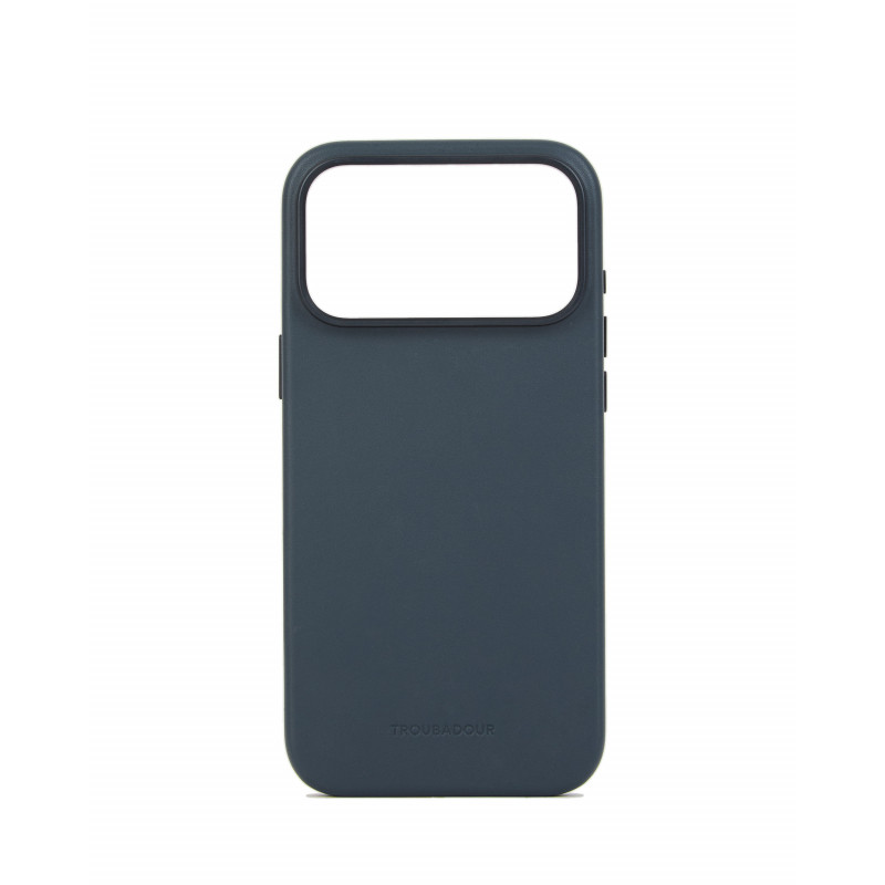 Mujjo Troubadour Lederhülle für Apple iPhone 18 Pro Max / 17 Pro Max, MagSafe, basalt