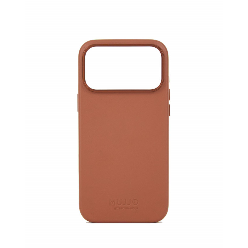 Mujjo Troubadour Lederhülle für Apple iPhone 18 Pro Max / 17 Pro Max, MagSafe, hellbraun