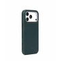 Mujjo Troubadour Lederhülle für Apple iPhone 18 Pro Max / 17 Pro Max, MagSafe, obsidiangrün