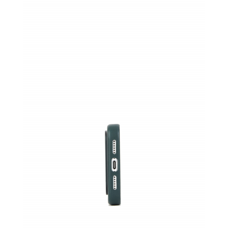 Mujjo Troubadour Lederhülle für Apple iPhone 18 Pro Max / 17 Pro Max, MagSafe, obsidiangrün