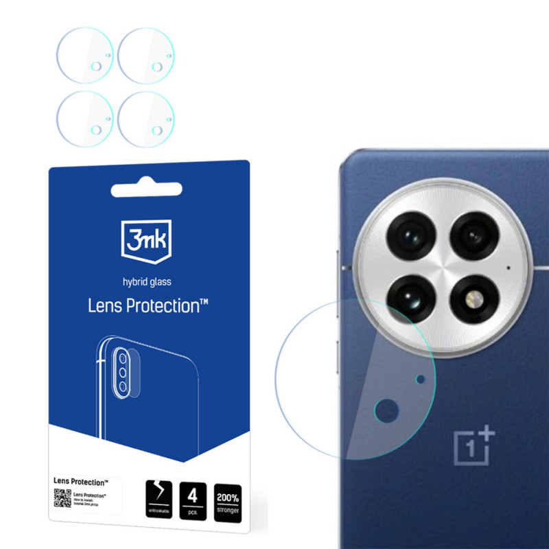 3MK Lens Protection Hybridglas für Kameraobjektiv OnePlus 13 (4 Stk.)