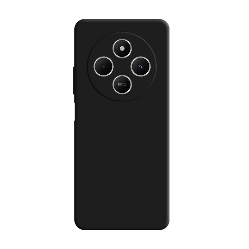 3MK Silicone Case Smartphone-Hülle für Xiaomi Redmi 14C / Redmi A4 5G, schwarz