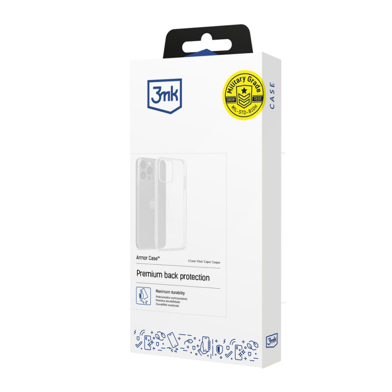 3MK Armor Case Hülle für Google Pixel 9A, transparent