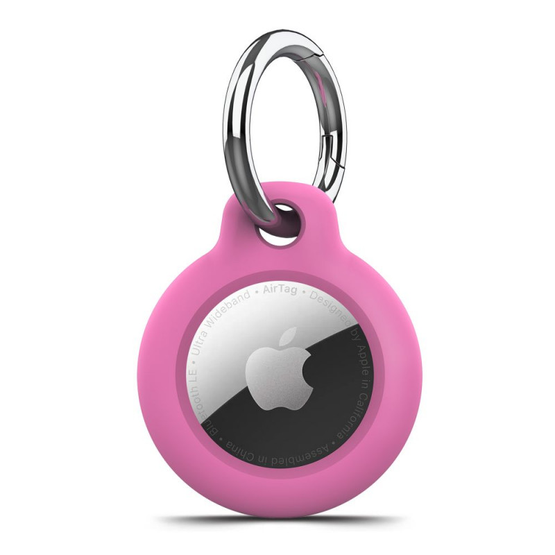 Tech-Protect Rough Schutz-Schlüsselanhänger für Apple AirTag 1 / 2, rosa