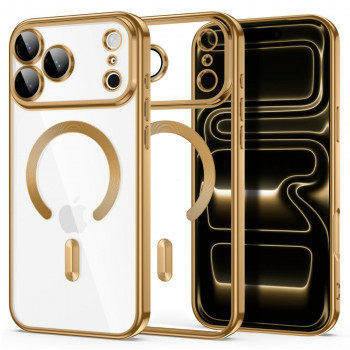 Tech-Protect Magflex MagSafe Hülle für Apple iPhone 17 Pro / 18 Pro, glänzendes Gold