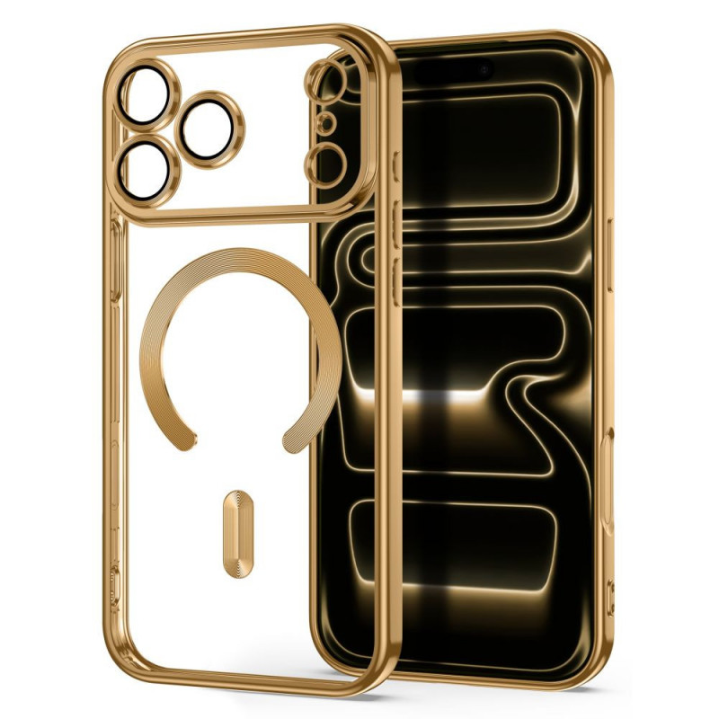Tech-Protect Magflex MagSafe Hülle für Apple iPhone 17 Pro / 18 Pro, glänzendes Gold