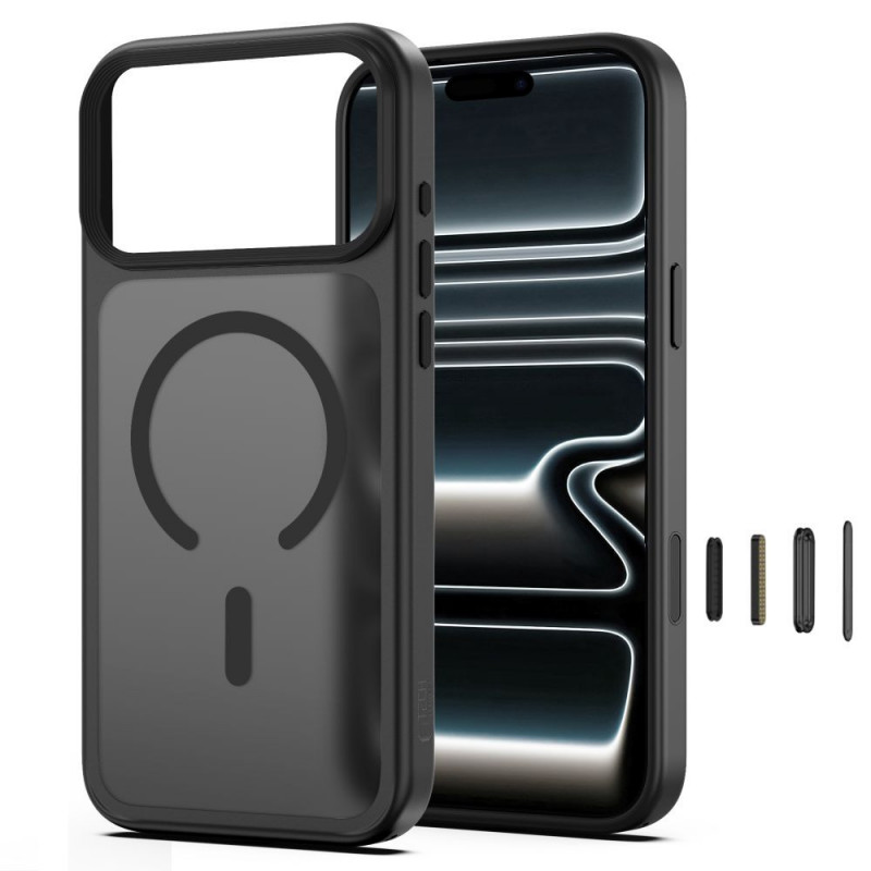 Tech-Protect Magmat MagSafe CC Hülle für Apple iPhone 17 Pro Max / 18 Pro Max, Mattschwarz