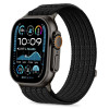 Tech-Protect Nylon Sport Armband für Apple Watch 44/45/46/49 mm, Schwarz