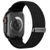 Tech-Protect Nylon Sport Armband für Apple Watch 44/45/46/49 mm, Schwarz