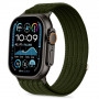 Tech-Protect Nylon Sport Armband für Apple Watch 44/45/46/49 mm, Dunkelgrün