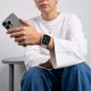 Tech-Protect Nylon Sport Armband für Apple Watch 8 / 9 / 10 / 11 / SE / Ultra 44 / 45 / 46 / 49 mm, Starlight