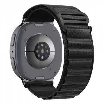 Tech-Protect Nylon Pro Armband für Samsung Galaxy Watch 8 / 9 / Classic 40 / 44 / 46 mm, Schwarz