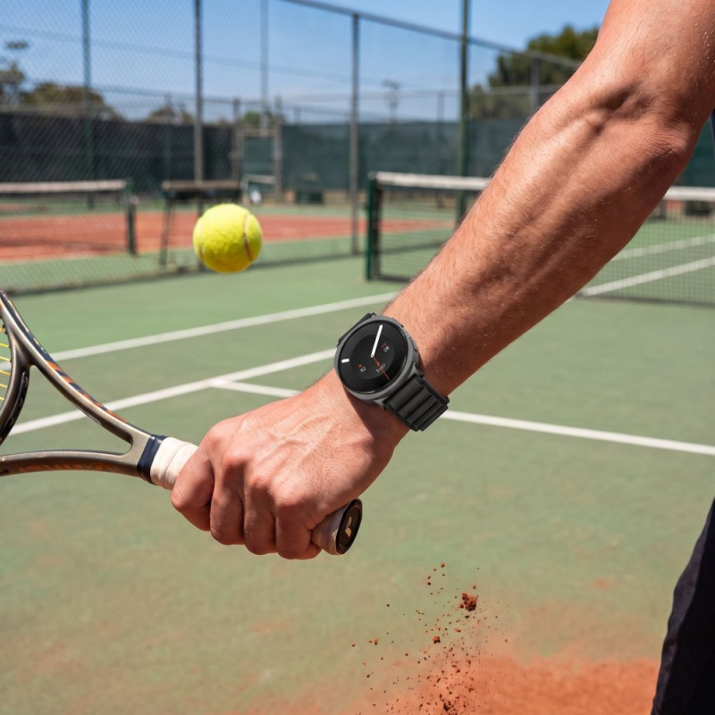 Tech-Protect Nylon Pro Armband für Samsung Galaxy Watch 8 / 9 / Classic 40 / 44 / 46 mm, Schwarz