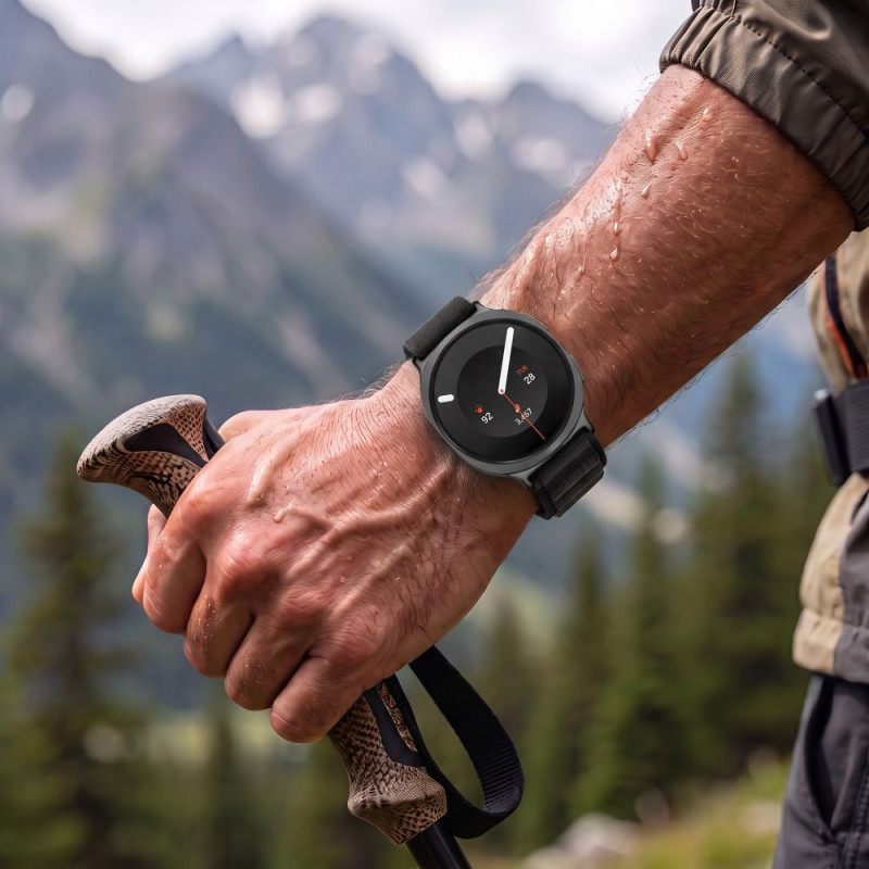 Tech-Protect Nylon Pro Armband für Samsung Galaxy Watch 8 / 9 / Classic 40 / 44 / 46 mm, Schwarz